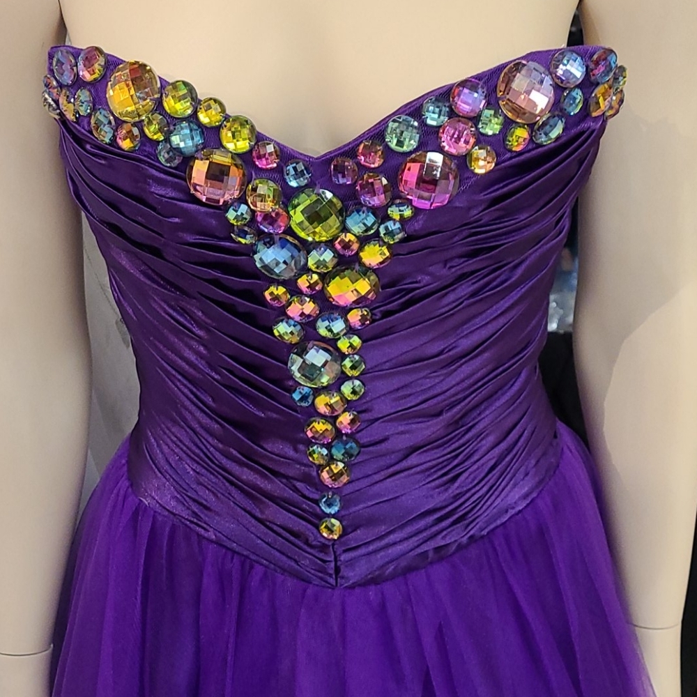 Tulle Prom Dress - Picture 2 of 6